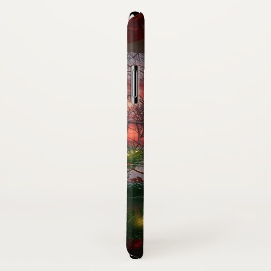 Coque iphone de Noël du Ciel (Dos/Droite)