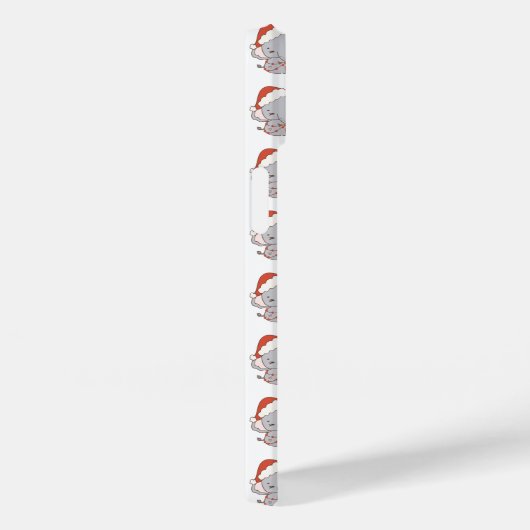 Coque iphone de Noël Eléphant (Verso / Droite)