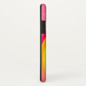 Coque iphone de nom rose arc-en-ciel (Dos/Droite)