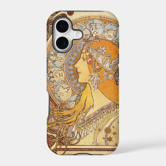 Coque iphone de Nouveau d'art de zodiaque