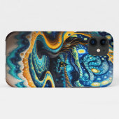 Coque iphone de nuit étoilé (Dos (Horizontal))