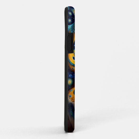 Coque iphone de nuit étoilé (Dos/Droite)