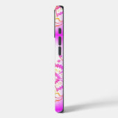 coque iphone de palmier psychédélique des années 7 (Verso / Gauche)