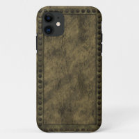 Coque iphone de panneau en métal et étoffes Steamp