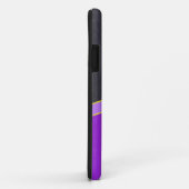 Coque iphone de papier jaune et violet (Dos/Droite)