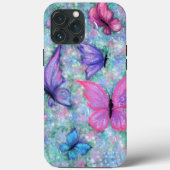 Coque iphone de papillons volants (Verso)