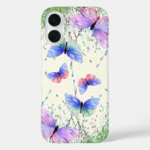 Coque iphone de papillons volants (Verso)