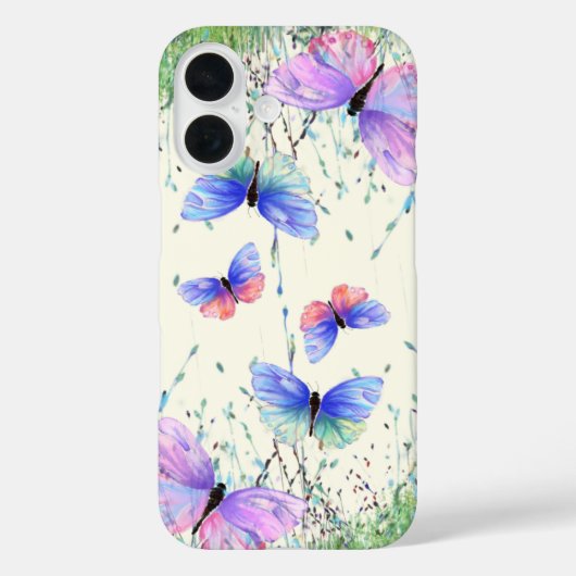 Coque iphone de papillons volants (Verso)