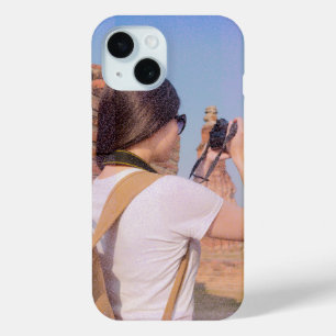 Coque iphone de particules minuscules rose une pho