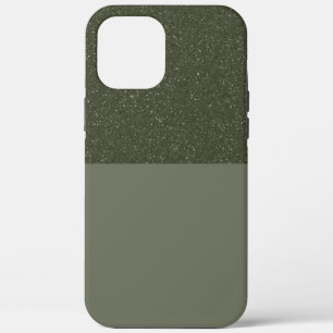 Coque iphone de Parties scintillant Moss Green per