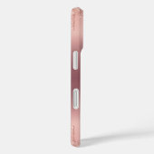 coque iphone de Parties scintillant rose Gold avec (Verso / Droite)
