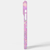 Coque iphone de Parties scintillant rose Pastel pe (Verso / Gauche)