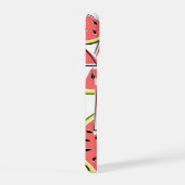 Coque iphone de pastèque "Monogramme" vertical (Côté droit)