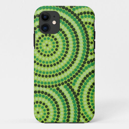 Coque iphone de peinture numérique autochtone (Dos)