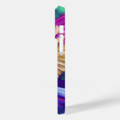 Coque iphone de perroquet coloré (Verso / Gauche)