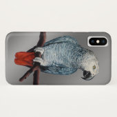 Coque iphone de perroquets African Grey Parrot Coq (Dos (Horizontal))