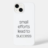 Coque iphone de petits efforts (Verso)