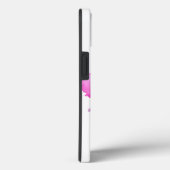 Coque iphone de pivoine rose d'origine (Verso / Droite)