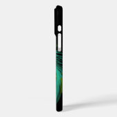 Coque iphone de plumes Peacock personnalisées (Verso / Gauche)
