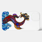 Coque iphone de poissons dragons plongeurs (Verso (horizontal))