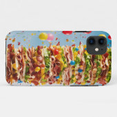 coque iphone de pomme de conception de hamburger d (Dos (Horizontal))