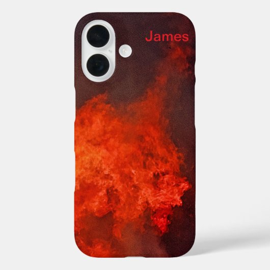 Coque iphone de pomme robuste de Red Fire personna (Verso)