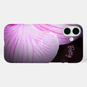 Coque iphone de pomme rose personnalisé (Verso (horizontal))