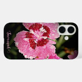 Coque iphone de pomme rose personnalisé (Verso (horizontal))