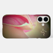 Coque iphone de pomme rose personnalisé (Verso (horizontal))