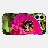 Coque iphone de pomme rose personnalisé (Verso (horizontal))