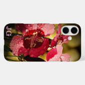 Coque iphone de pomme rose personnalisé (Verso (horizontal))