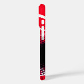 Coque iphone de poster de animal graphique noir ro (Verso / Gauche)