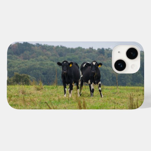 Coque iphone de problèmes de bovins doubles (Verso (horizontal))