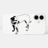 Coque iphone de profil complet de la matrice Terri (Verso (horizontal))