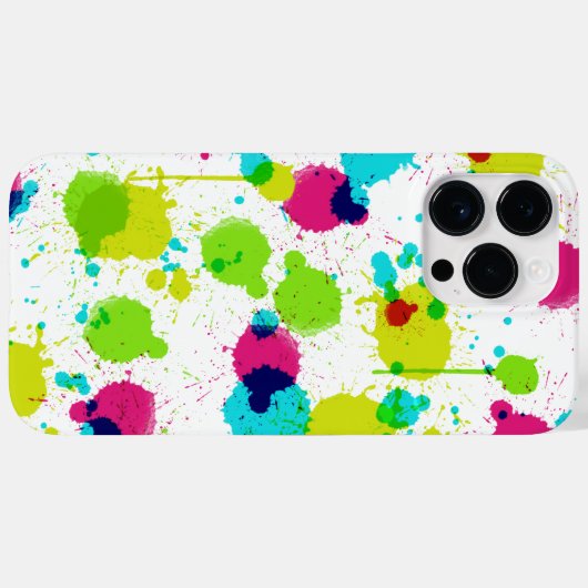 Coque iphone de projection de peinture (Verso (horizontal))