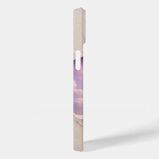 Coque iphone de réalité à déchirure de papier — Ef (Verso / Droite)