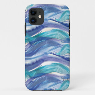 Coque iphone de ressacs d'aquarelle