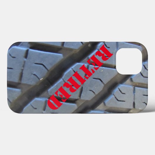 Coque iphone de retraite (Verso (horizontal))