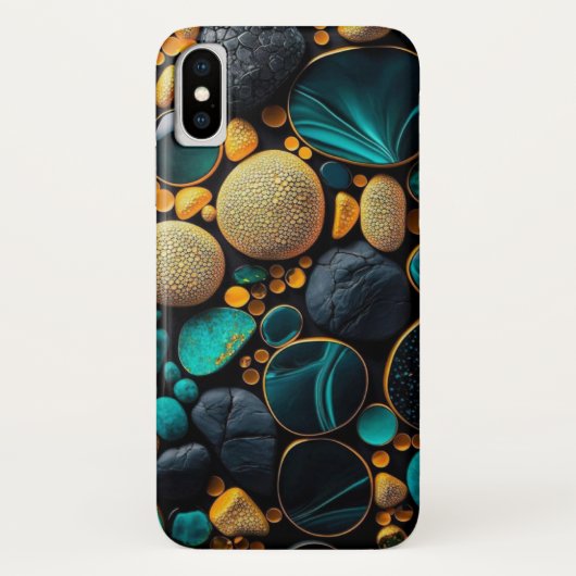 coque iphone de rochers colorés (Dos)