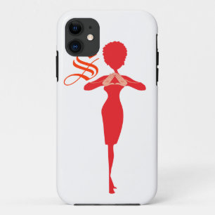 Coque iphone de rouge de la vie de sororité