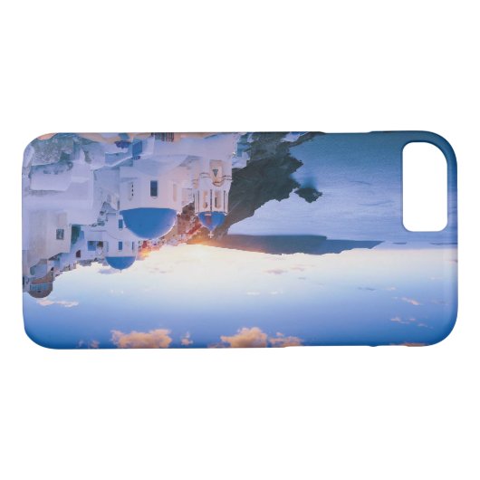 Coque iphone de Santorini (Dos (Horizontal))
