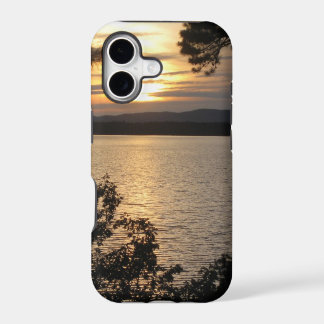 Coque iphone de scène de lac sunset