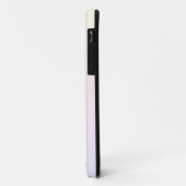 Coque iphone de script manuscrit violet (Dos/Gauche)