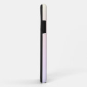 Coque iphone de script manuscrit violet (Dos/Droite)