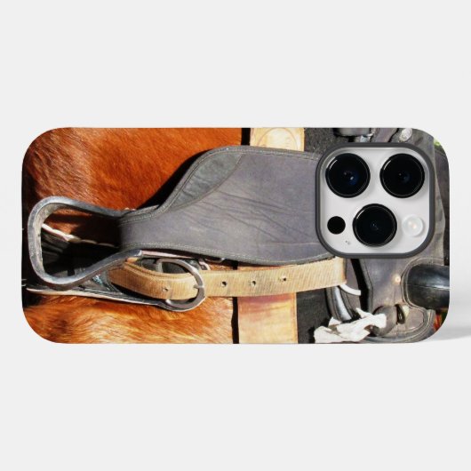 Coque iphone de selle de cheval (Verso (horizontal))