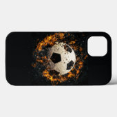 Coque iphone de soccer - Coques durs magnétiques (Verso (horizontal))