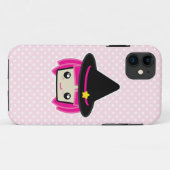 Coque iphone de sorcière Kawaii Pink Haired (Dos (Horizontal))