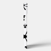 Coque iphone de spectre noir et blanc à impression (Verso / Droite)