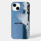 Coque iphone de splash du phare de Morris Island (Verso)
