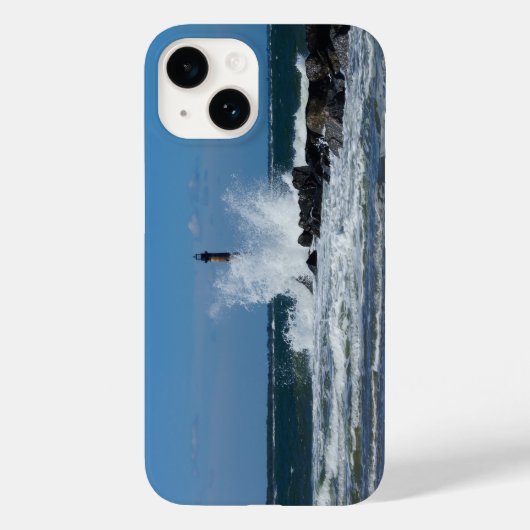 Coque iphone de splash du phare Morris (Verso)